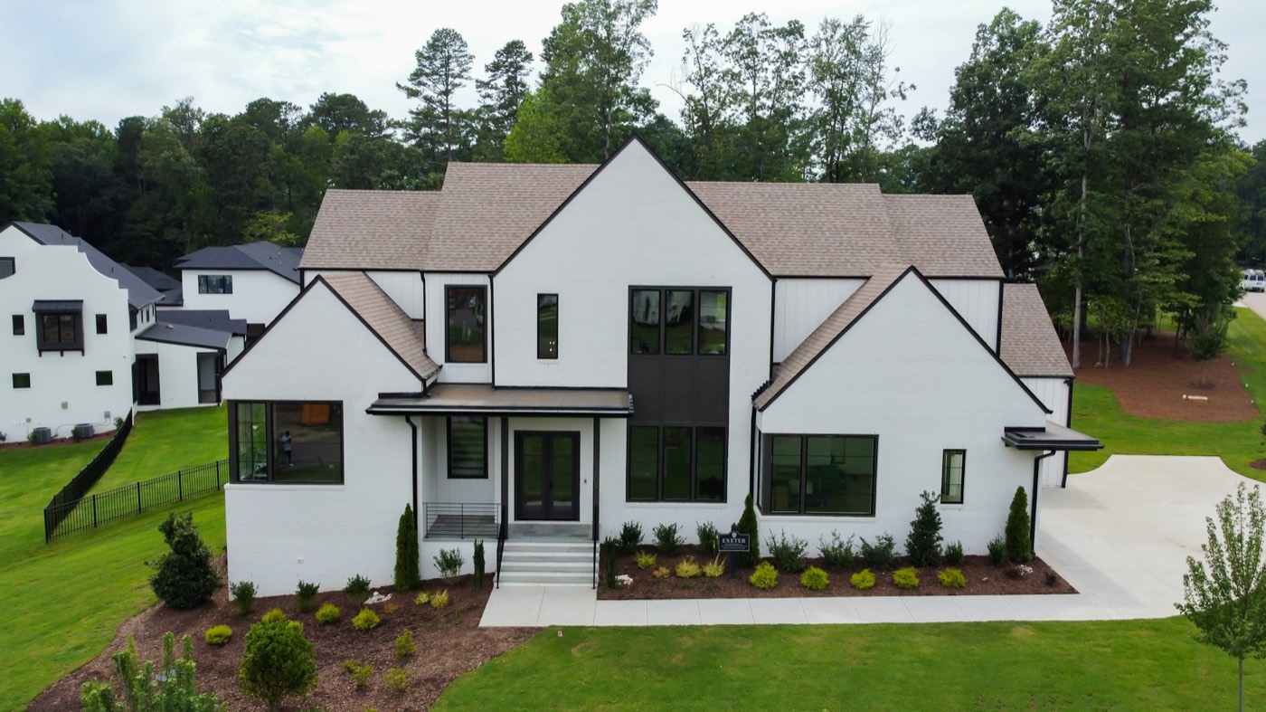 A finished home with a new roof